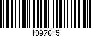 Código de barras (EAN, GTIN, SKU, ISBN): '1097015'