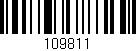 Código de barras (EAN, GTIN, SKU, ISBN): '109811'