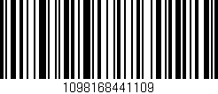 Código de barras (EAN, GTIN, SKU, ISBN): '1098168441109'