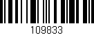 Código de barras (EAN, GTIN, SKU, ISBN): '109833'