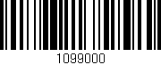 Código de barras (EAN, GTIN, SKU, ISBN): '1099000'