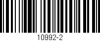 Código de barras (EAN, GTIN, SKU, ISBN): '10992-2'