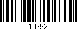 Código de barras (EAN, GTIN, SKU, ISBN): '10992'