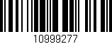 Código de barras (EAN, GTIN, SKU, ISBN): '10999277'
