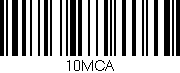 Código de barras (EAN, GTIN, SKU, ISBN): '10MCA'