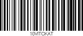 Código de barras (EAN, GTIN, SKU, ISBN): '10VITCKAT'