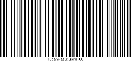 Código de barras (EAN, GTIN, SKU, ISBN): '10canelasucupira100'