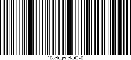 Código de barras (EAN, GTIN, SKU, ISBN): '10colagenokat240'