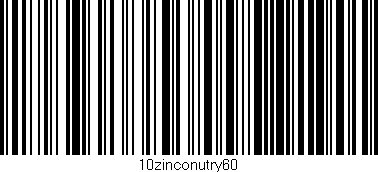 Código de barras (EAN, GTIN, SKU, ISBN): '10zinconutry60'