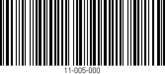 Código de barras (EAN, GTIN, SKU, ISBN): '11-005-000'