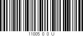 Código de barras (EAN, GTIN, SKU, ISBN): '11005_0_0_U'