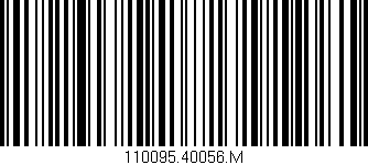 Código de barras (EAN, GTIN, SKU, ISBN): '110095.40056.M'