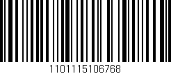 Código de barras (EAN, GTIN, SKU, ISBN): '1101115106768'