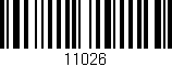 Código de barras (EAN, GTIN, SKU, ISBN): '11026'