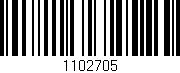 Código de barras (EAN, GTIN, SKU, ISBN): '1102705'