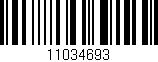 Código de barras (EAN, GTIN, SKU, ISBN): '11034693'