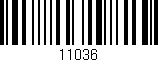Código de barras (EAN, GTIN, SKU, ISBN): '11036'
