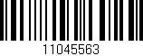 Código de barras (EAN, GTIN, SKU, ISBN): '11045563'