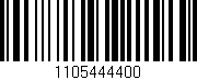 Código de barras (EAN, GTIN, SKU, ISBN): '1105444400'