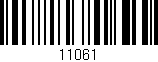 Código de barras (EAN, GTIN, SKU, ISBN): '11061'
