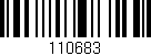 Código de barras (EAN, GTIN, SKU, ISBN): '110683'