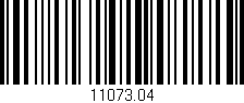 Código de barras (EAN, GTIN, SKU, ISBN): '11073.04'