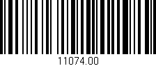 Código de barras (EAN, GTIN, SKU, ISBN): '11074.00'
