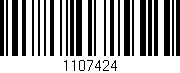 Código de barras (EAN, GTIN, SKU, ISBN): '1107424'