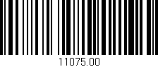 Código de barras (EAN, GTIN, SKU, ISBN): '11075.00'