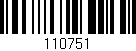 Código de barras (EAN, GTIN, SKU, ISBN): '110751'