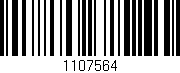 Código de barras (EAN, GTIN, SKU, ISBN): '1107564'