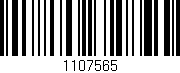 Código de barras (EAN, GTIN, SKU, ISBN): '1107565'