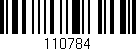 Código de barras (EAN, GTIN, SKU, ISBN): '110784'