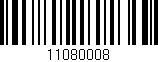 Código de barras (EAN, GTIN, SKU, ISBN): '11080008'