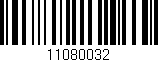 Código de barras (EAN, GTIN, SKU, ISBN): '11080032'