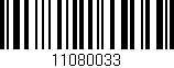 Código de barras (EAN, GTIN, SKU, ISBN): '11080033'