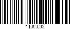 Código de barras (EAN, GTIN, SKU, ISBN): '11090.03'