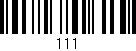 Código de barras (EAN, GTIN, SKU, ISBN): '111'