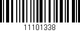 Código de barras (EAN, GTIN, SKU, ISBN): '11101338'