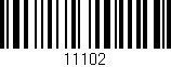 Código de barras (EAN, GTIN, SKU, ISBN): '11102'