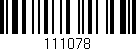 Código de barras (EAN, GTIN, SKU, ISBN): '111078'