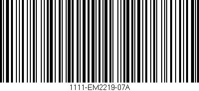 Código de barras (EAN, GTIN, SKU, ISBN): '1111-EM2219-07A'