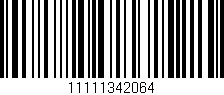 Código de barras (EAN, GTIN, SKU, ISBN): '11111342064'
