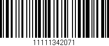 Código de barras (EAN, GTIN, SKU, ISBN): '11111342071'