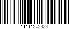 Código de barras (EAN, GTIN, SKU, ISBN): '11111342323'