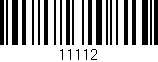 Código de barras (EAN, GTIN, SKU, ISBN): '11112'