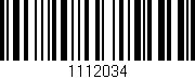 Código de barras (EAN, GTIN, SKU, ISBN): '1112034'