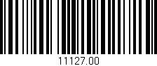 Código de barras (EAN, GTIN, SKU, ISBN): '11127.00'
