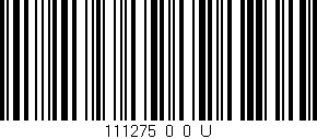 Código de barras (EAN, GTIN, SKU, ISBN): '111275_0_0_U'
