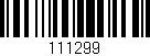 Código de barras (EAN, GTIN, SKU, ISBN): '111299'